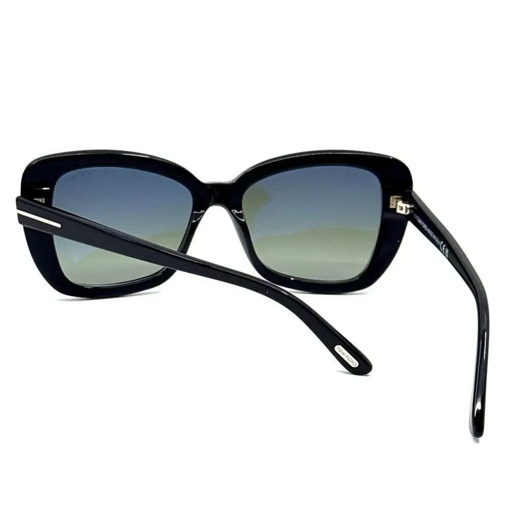 NEW!!! TOM FORD Maeve Sunglasses TF1008 01B Authentic